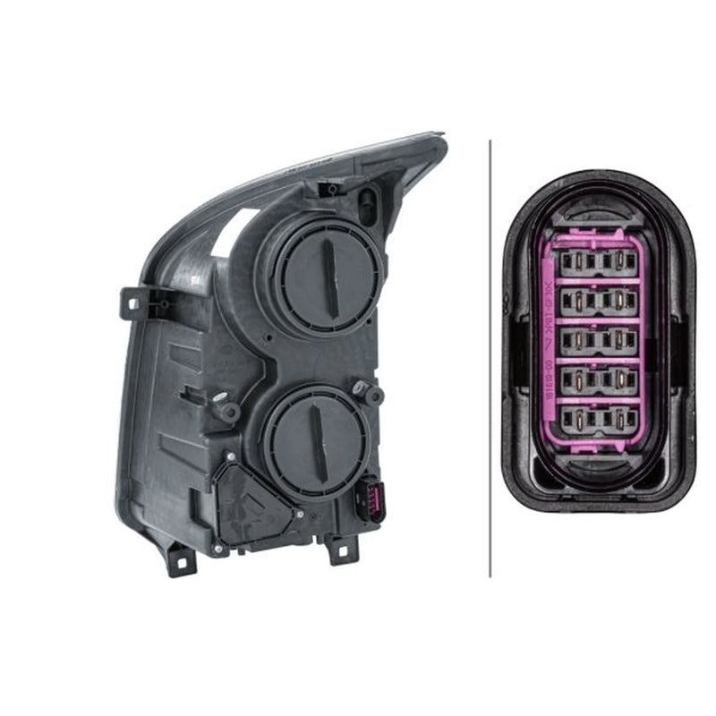 Hella Headlight Headlamp H7/H7 Right fits VW Crafter 30-35 Bus 2011-2016 2.0
