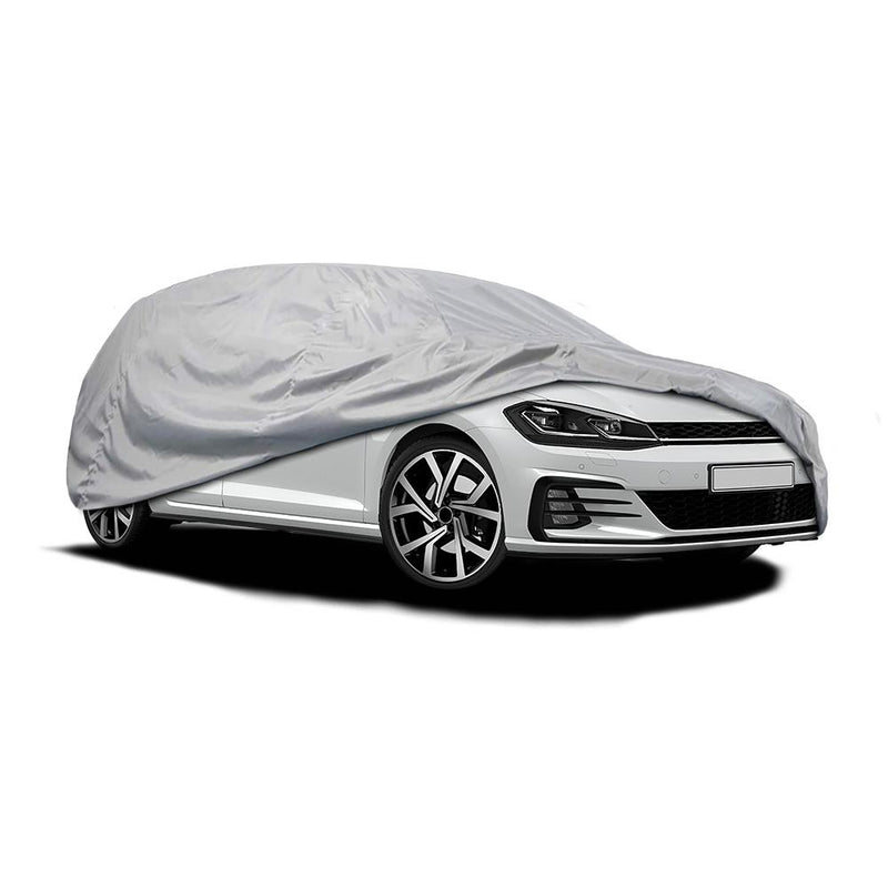 Car Cover UV Protection Waterproof Breathable Medium Size M Universal Grey New Zekker  - Dynamic Drive