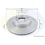Comline Front & Rear Brake Discs & Pads fits BMW X3 2003-2011 2.0 2.5 3.0