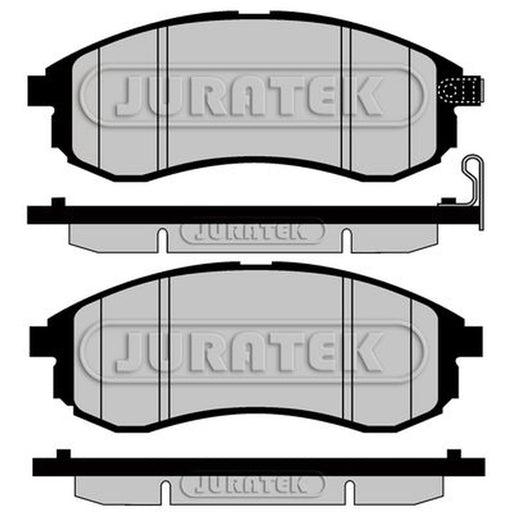 Juratek Front Brake Pad Set fits Mitsubishi L200 2001-2007 2.5 3.0