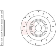 Apec 2 x / Brake Discs fits Jaguar Xk II 2006-2014 4.2 5.0