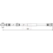 Apec Brake Hydraulic Hose Line Front HOS3898