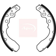 Apec Brake Shoe Set Axle Kit fits Daihatsu Cuore VII 2006-2007 0.7 1.0