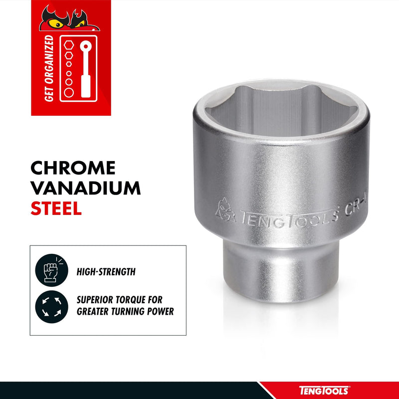 Teng Tools 3/4" Socket 6 pt Metric 50mm Teng Tools - Dynamic Drive