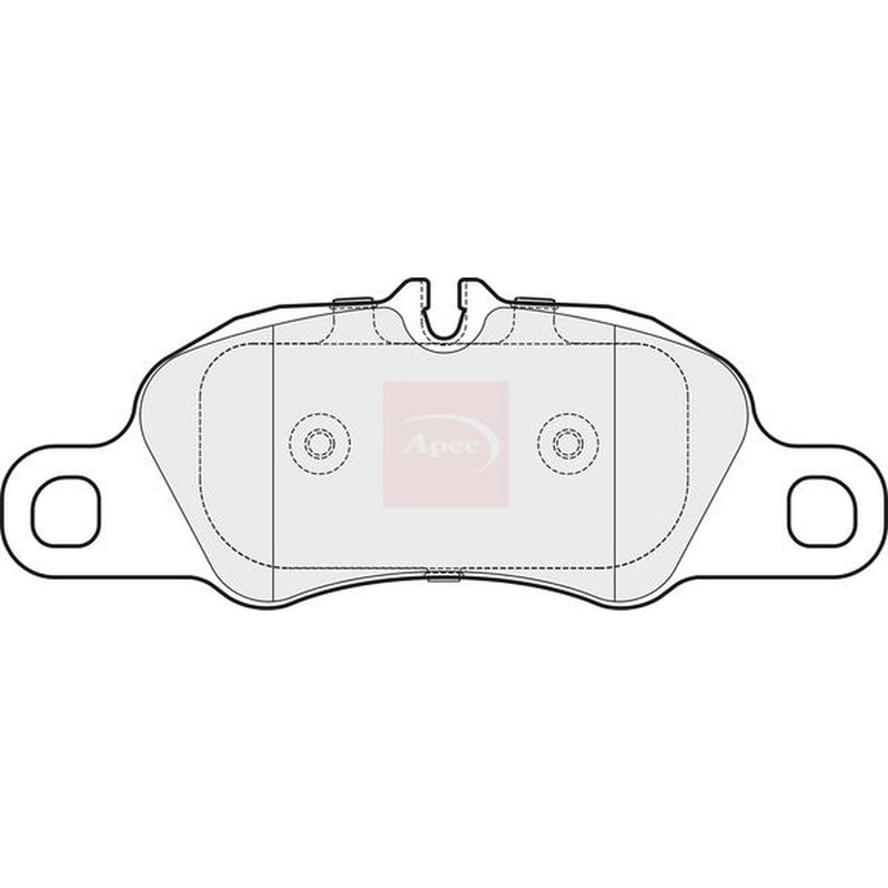 Apec Front & Rear Pads fits Porsche 911 2008-2012 3.6