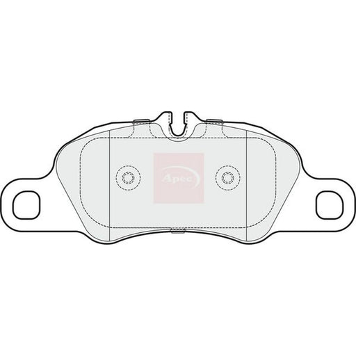 Apec Front Brake Pad Set PAD1677
