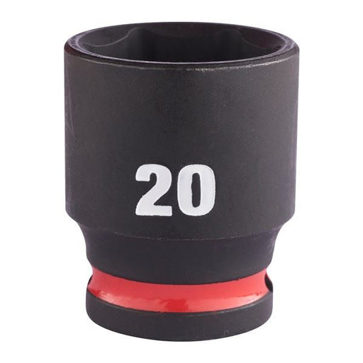 Milwaukee 20mm 3/8 Impact Socket Std-1Pc New 4932480277 Milwaukee - Dynamic Drive