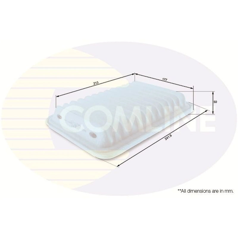 Comline Engine Air Filter fits Lexus Nx 2014 on