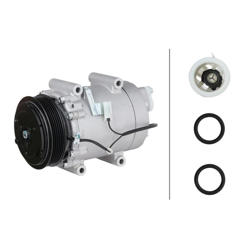 Hella Air Conditioning Compressor fits Volvo S60 I 2000-2010 2.0 2.4 2.5
