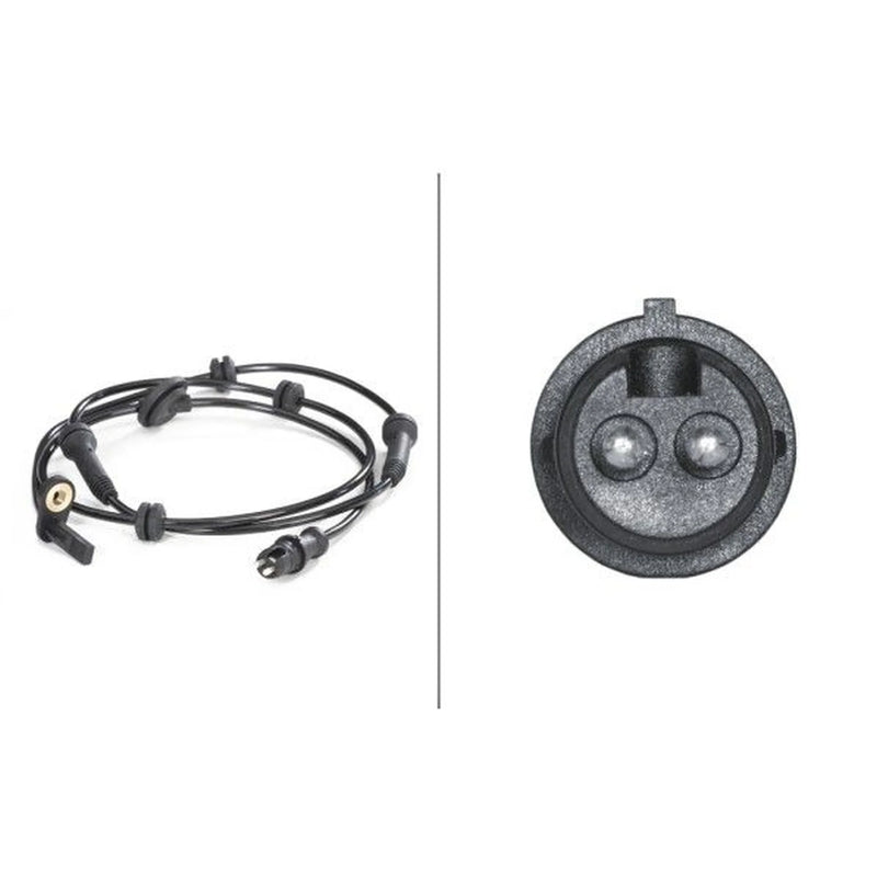 Hella ABS Wheel Speed Sensor Front Left fits Fiat Doblo 2001-2005