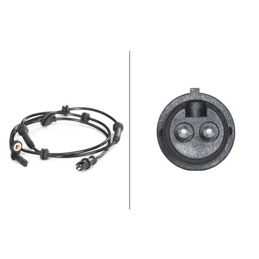 Hella ABS Wheel Speed Sensor Front Left fits Fiat Doblo 2001-2005
