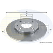 Comline Front & Rear Brake Discs & Pads fits VW Golf 1992-1999 1.6 1.8 1.9