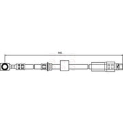 Apec Brake Hydraulic Hose Line Front fits Opel Astra H 2004-2010
