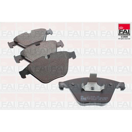 FAI Front Vented & Rear Vented Brake Discs & Pads fits BMW 5 2011-2016