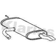 Klarius Box With Tail Pipe Rear fits VW T-Roc 2017 on 1.5