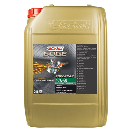 Castrol Edge Supercar ER 10W60 - 20 Litre Castrol - Dynamic Drive