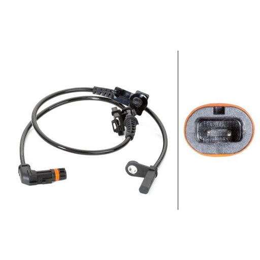 Hella ABS Wheel Speed Sensor Front 6PU 230 040-011