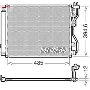 Denso Air Conditioning Condenser fits Kia Optima 2015-2019 1.7 2.0