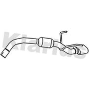 Klarius Exhaust Pipe OD fits Fiat 500 2010 on 0.9