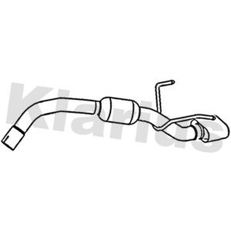 Klarius Exhaust Pipe OD fits Fiat 500 2010 on 0.9