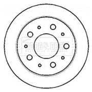 Borg & Beck Front & Rear Brake Discs & Pads fits Peugeot Chassis 2010-2013