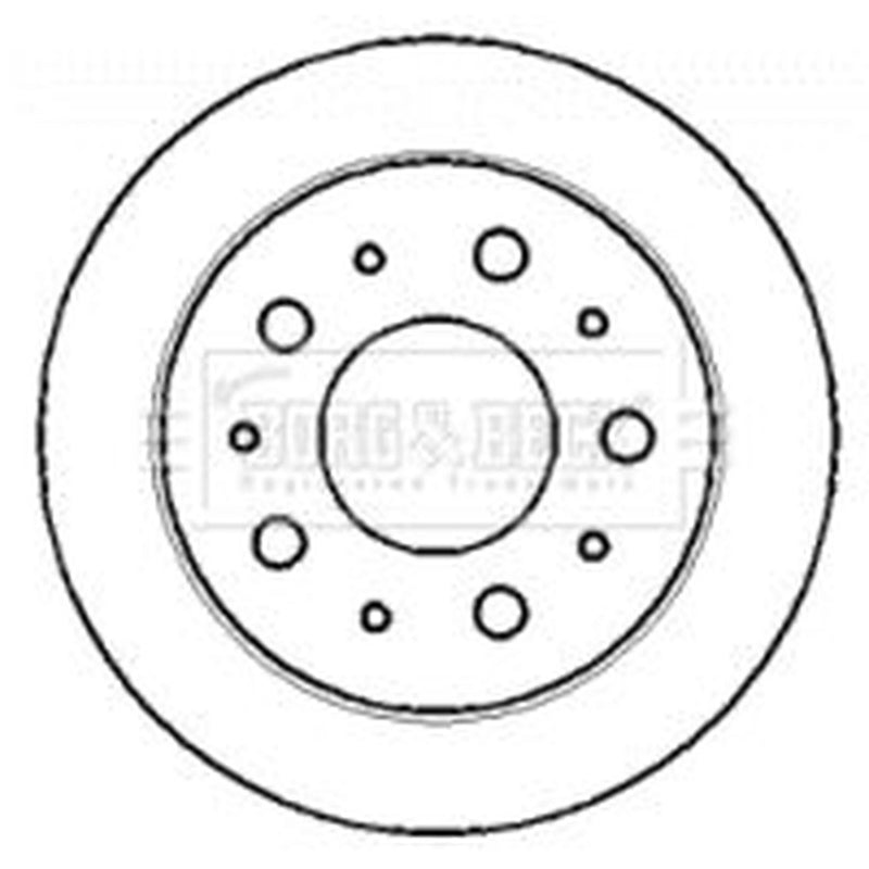 Borg & Beck Front & Rear Brake Discs & Pads fits Peugeot Chassis 2010-2013
