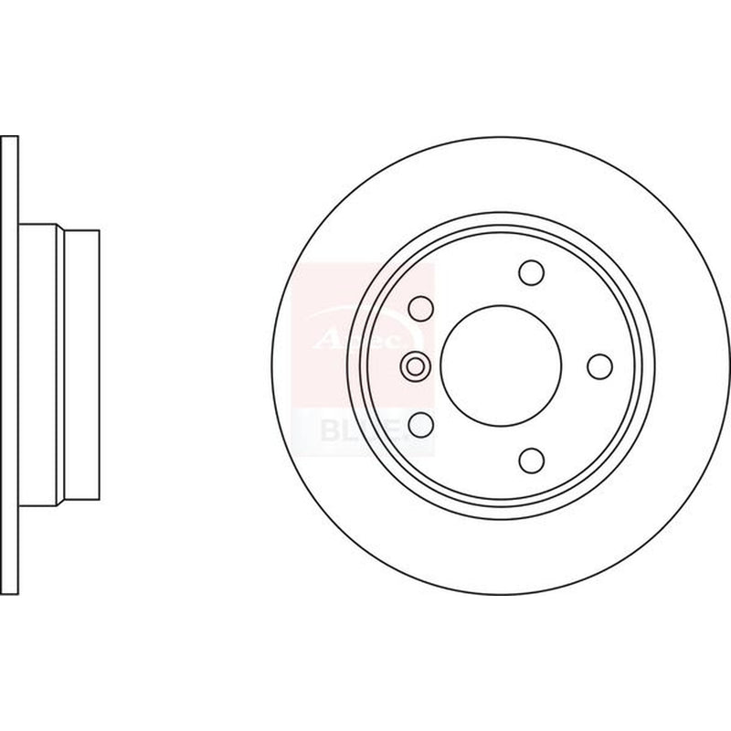 Apec Front & Rear Brake Discs & Pads fits BMW Z4 Roadster 2002-2009 2.0 2.2 2.5