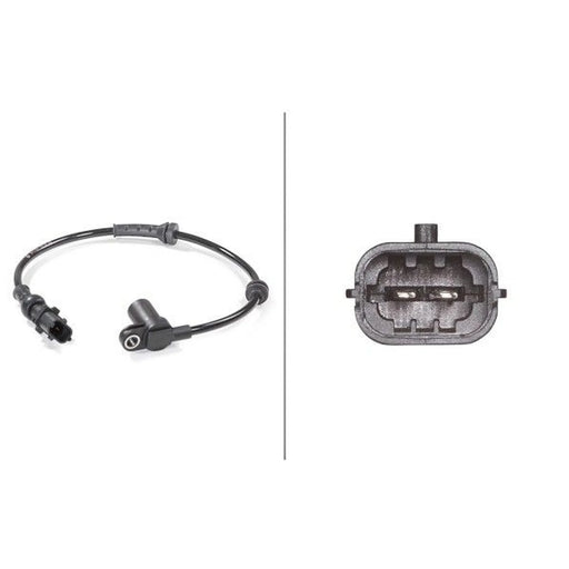 Hella ABS Wheel Speed Sensor Front fits Opel Combo Box Body/Mpv 2001 on 1.6 1.7