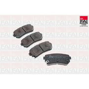 FAI Rear Brake Solid Discs & Pads fits Hyundai Kona 2017-2023 1.0 1.6