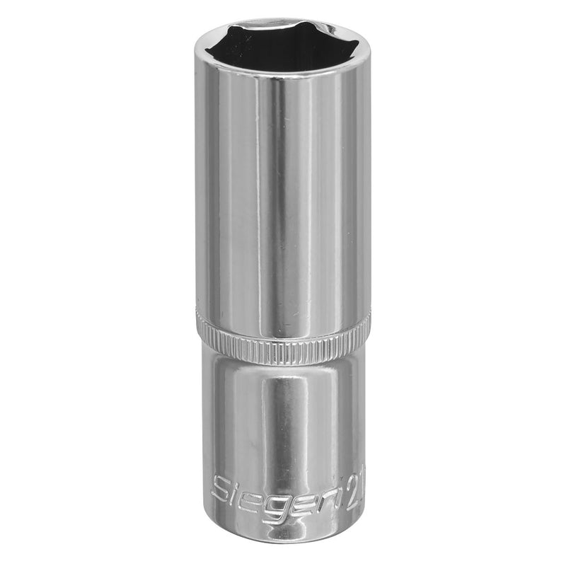 Seigen by Sealey WallDrive Socket 21mm Deep 1/2"Sq Drive S0676 Seigen by Sealey  - Dynamic Drive
