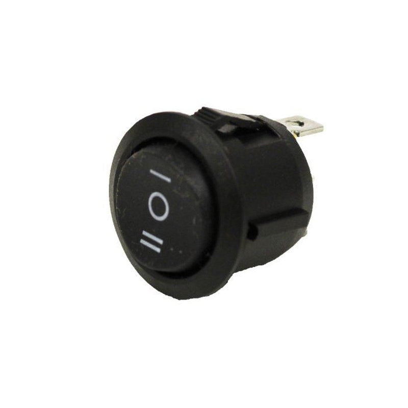 Rocker Switch - 3 Position Black - 24Mm Ø | NN4 Online