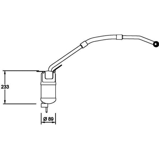 Mahle Air Conditioning Dryer fits Jaguar X-Type I 2001-2009 2.0 2.1 2.2 2.5 3.0