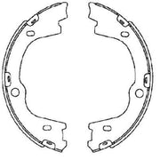 Mintex Parking Brake Shoe Set fits Hyundai I800 Travel 2008 on 2.5