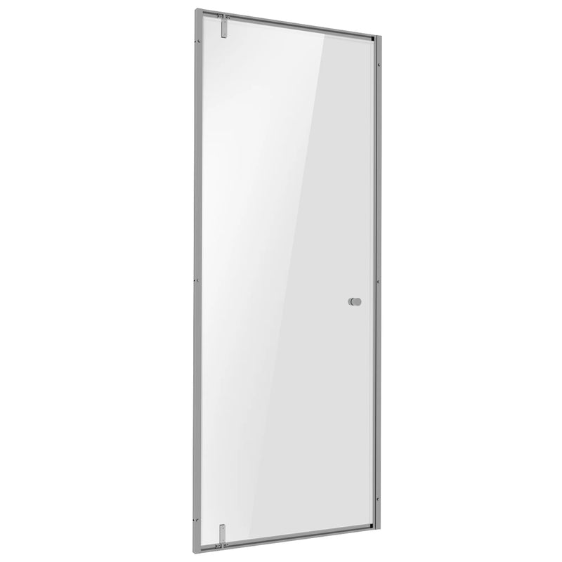 Baridi Hinged Shower Door 800 x 1850mm 6mm Tempered Glass