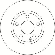 Abtex Front Brake Solid Discs & Pads fits Mercedes-Benz A-Class 2004-2012