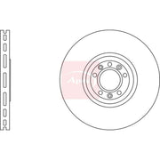 Apec 2 x Vented Brake Discs fits Peugeot Rcz 2010-2015 1.6 2.0