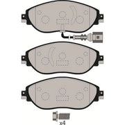 Juratek Front Brake Pad Set fits Audi A3 2012-2021 2.0