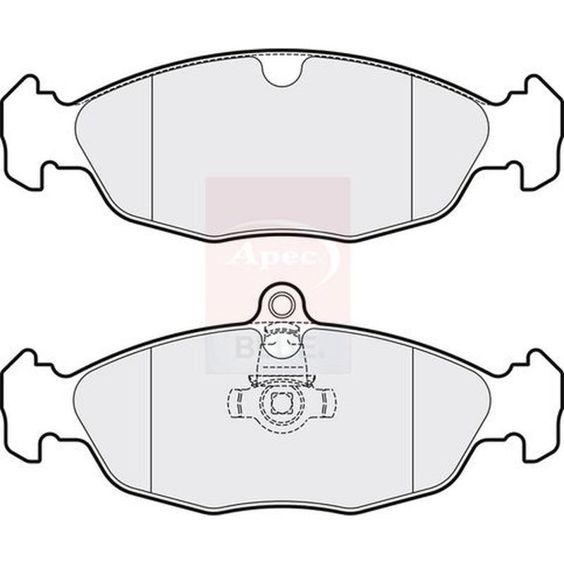 Apec Rear Brake Pad Set fits Aston Martin DB7 Vantage 1994-1999 3.2