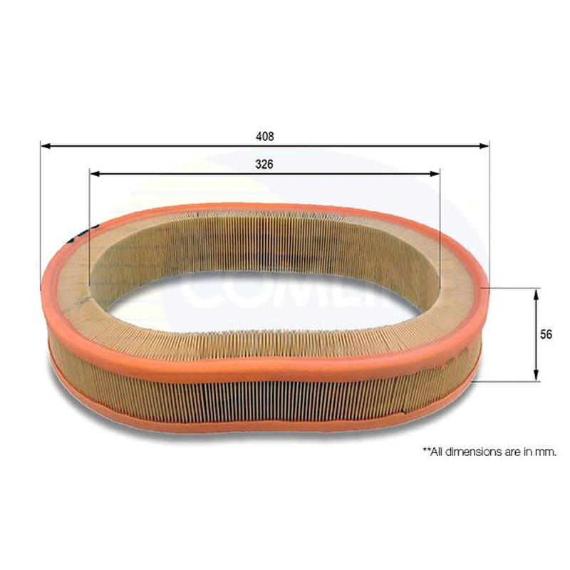 Comline Engine Air Filter fits Mercedes-Benz 124 1984-1993
