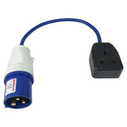 Mains Hook Up Uk Socket Conversion Adapter Lead Camping Motorhome Boat Caravan Crusader - Dynamic Drive