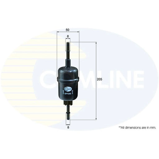 Comline Fuel Filter Element fits Ford Fiesta V 2001-2008 1.25 1.3 1.4 1.6