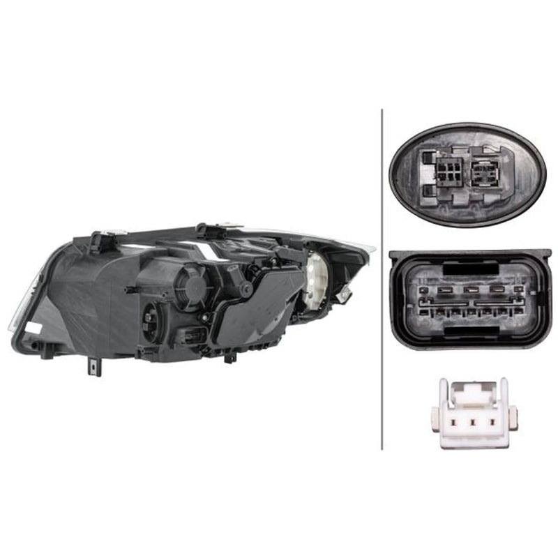 Hella Headlight Headlamp D1S (gas discharge tube) Right fits BMW 3 2004-2012