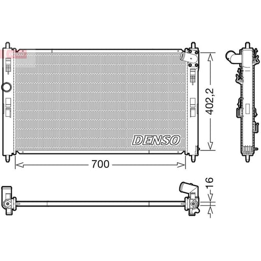 Denso Engine Radiator DRM45050