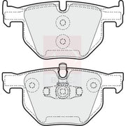 Apec Rear Brake Pad Set fits Alpina D3 2005-2008 2.0