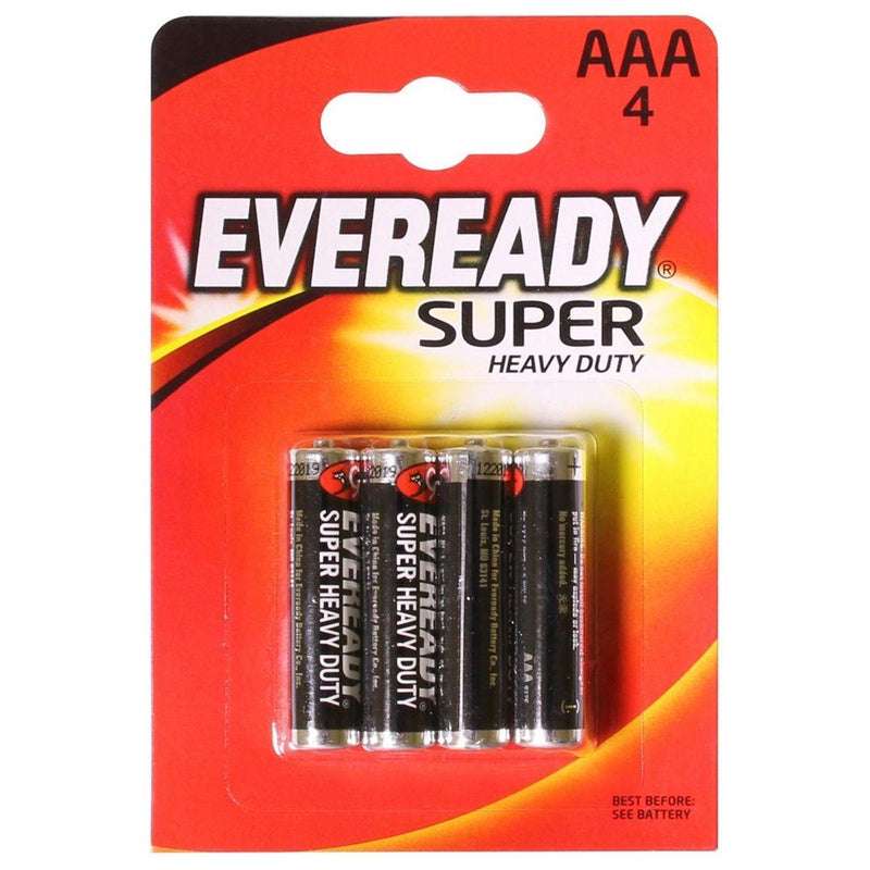 Eveready AAA Zinc Battery (x4) for Small Electronic Devices Eveready - Dynamic Drive