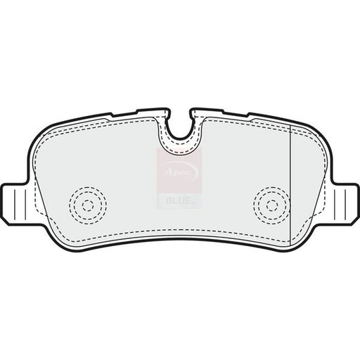 Apec Rear Brake Pad Set PD3086