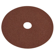 Sealey Fibre Backed Disc115mm 40Grit Pack of 25 WSD4540 Sealey - Dynamic Drive