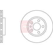 Apec 2 x Vented Front Brake Discs DSK665-x2