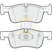 NAPA Front Brake Pad Set fits BMW 1 Sports Hatch 2011-2019
