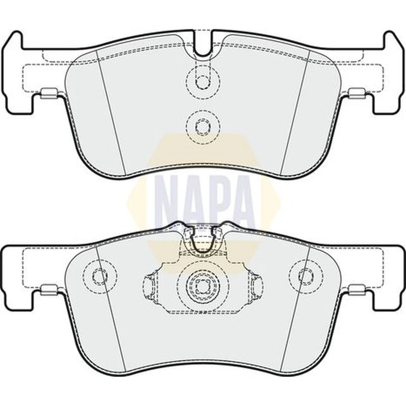 NAPA Front Brake Pad Set fits BMW 1 Sports Hatch 2011-2019